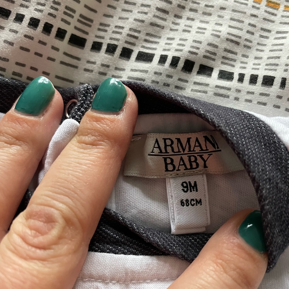 Armani baby set 9 mo